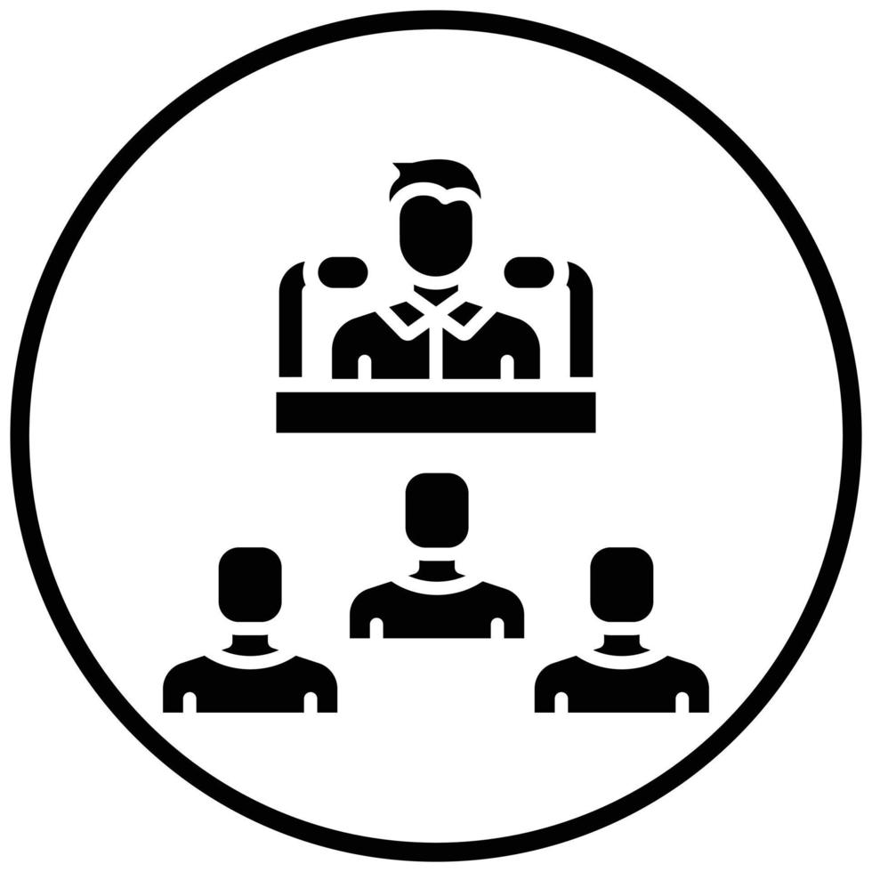 Conference Icon Style vector