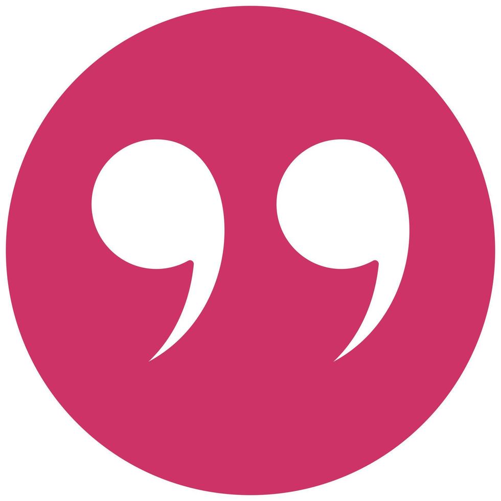 Quotes Icon Style vector