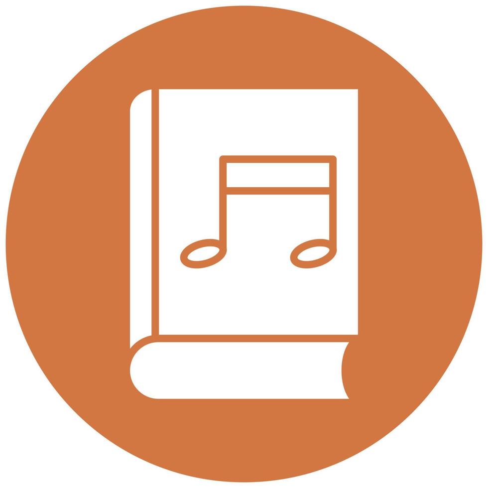 Music Book Icon Style vector