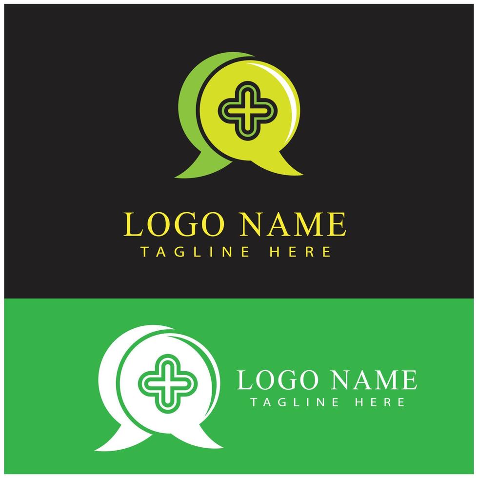 Medical Cross illustration Logo template vector design