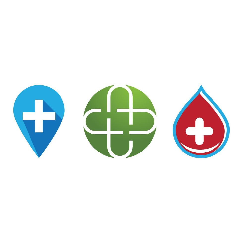 Medical Cross illustration Logo template vector design