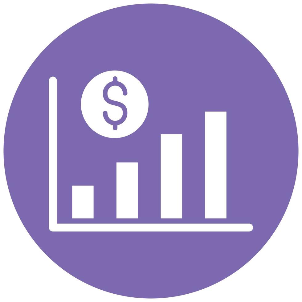 Business Growth Icon Style vector