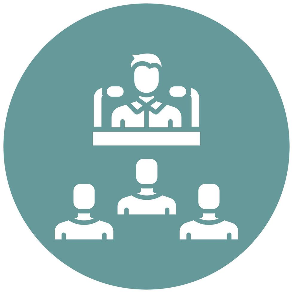 Conference Icon Style vector