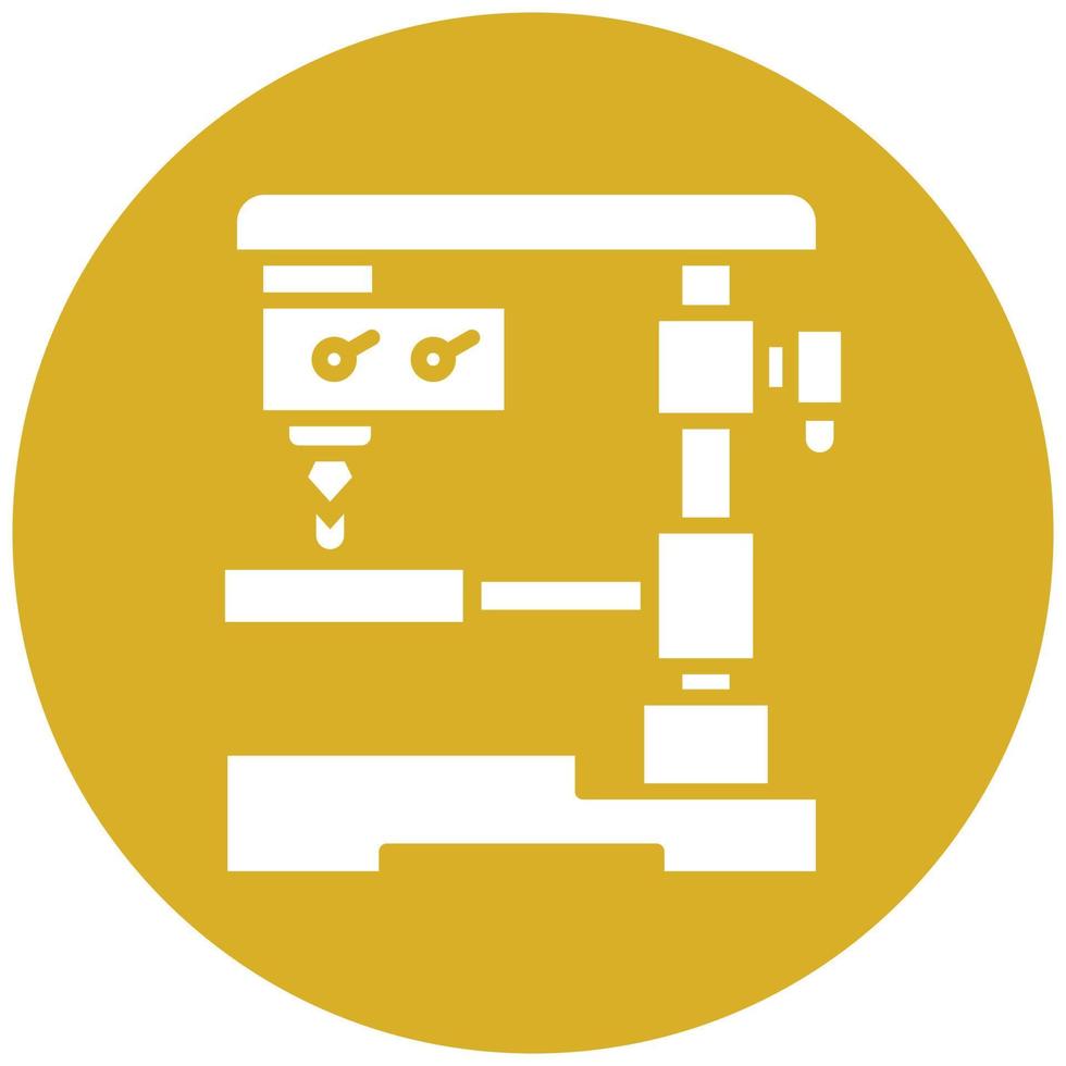 Automatic Drilling Icon Style vector