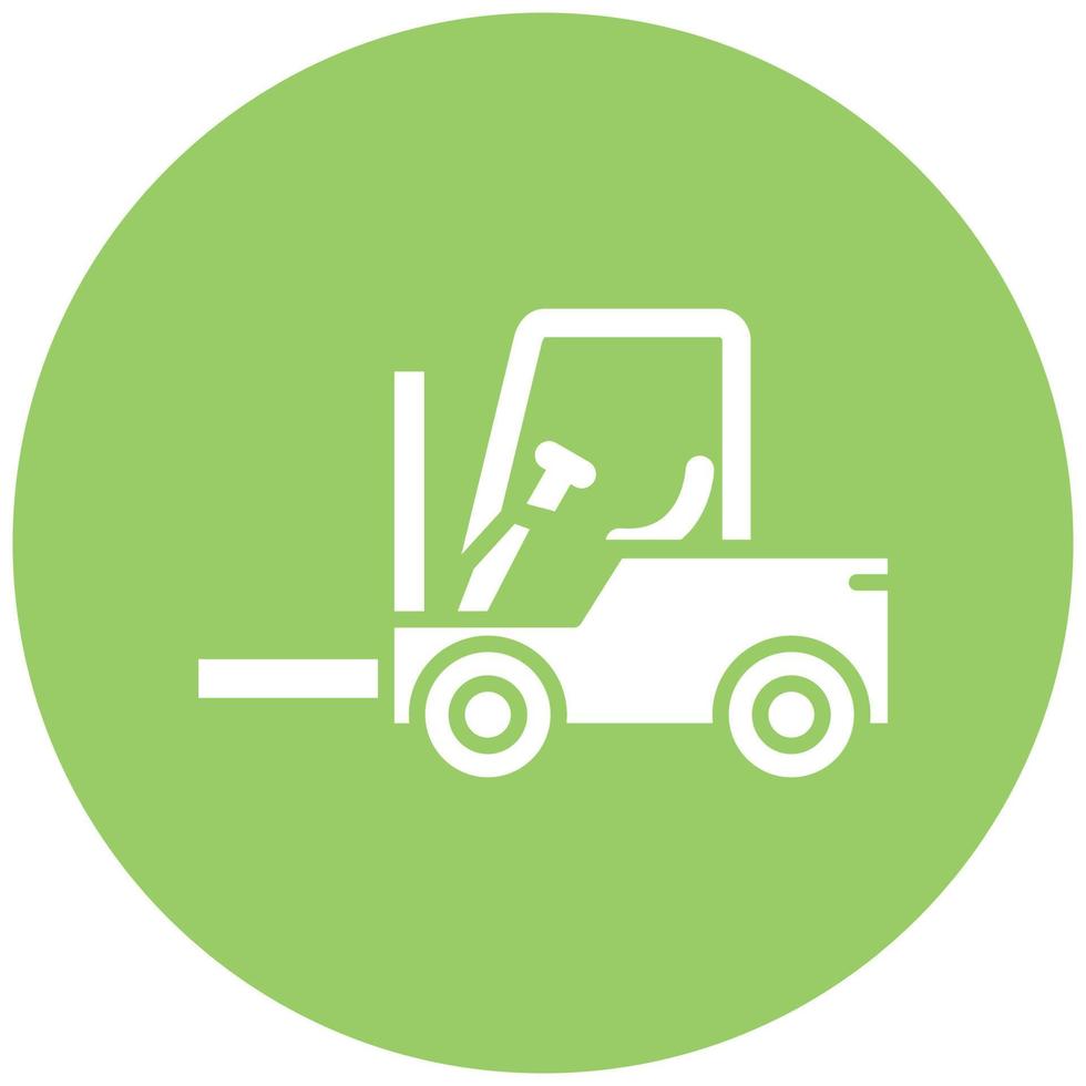 Forklift Icon Style vector