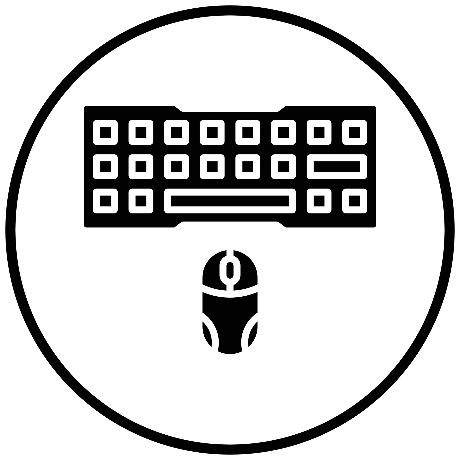 estilo de icono de teclado y mouse para juegos 9486928 Vector en Vecteezy