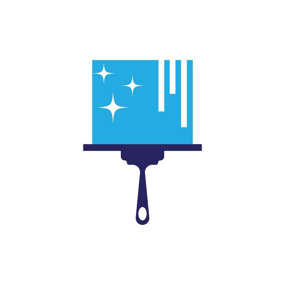 cleaning clean service logo icon vector template