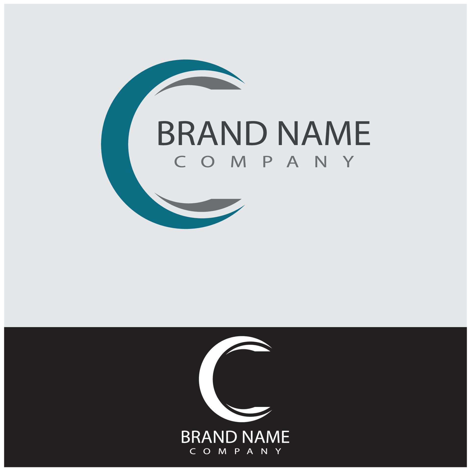 Circle vector flat design template logo 9486971 Vector Art at Vecteezy