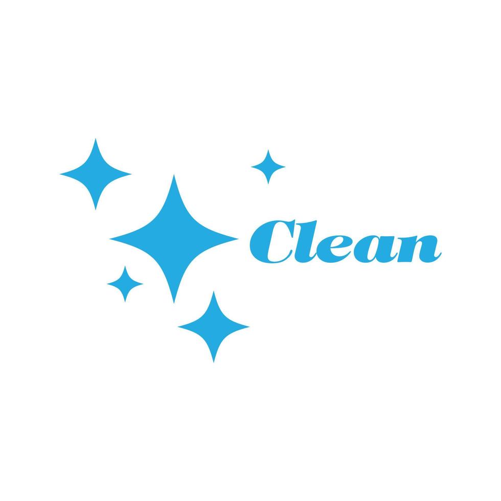 cleaning clean service logo icon vector template