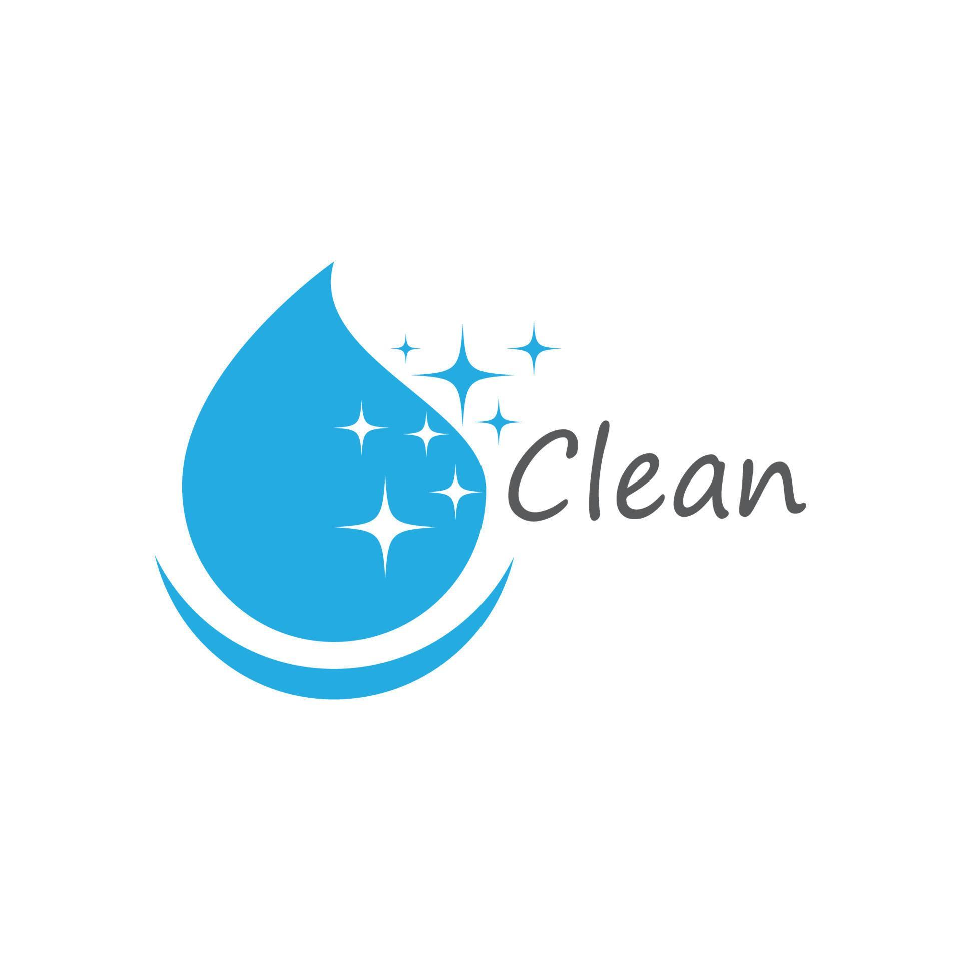 cleaning clean service logo icon vector template 9487009 Vector Art at