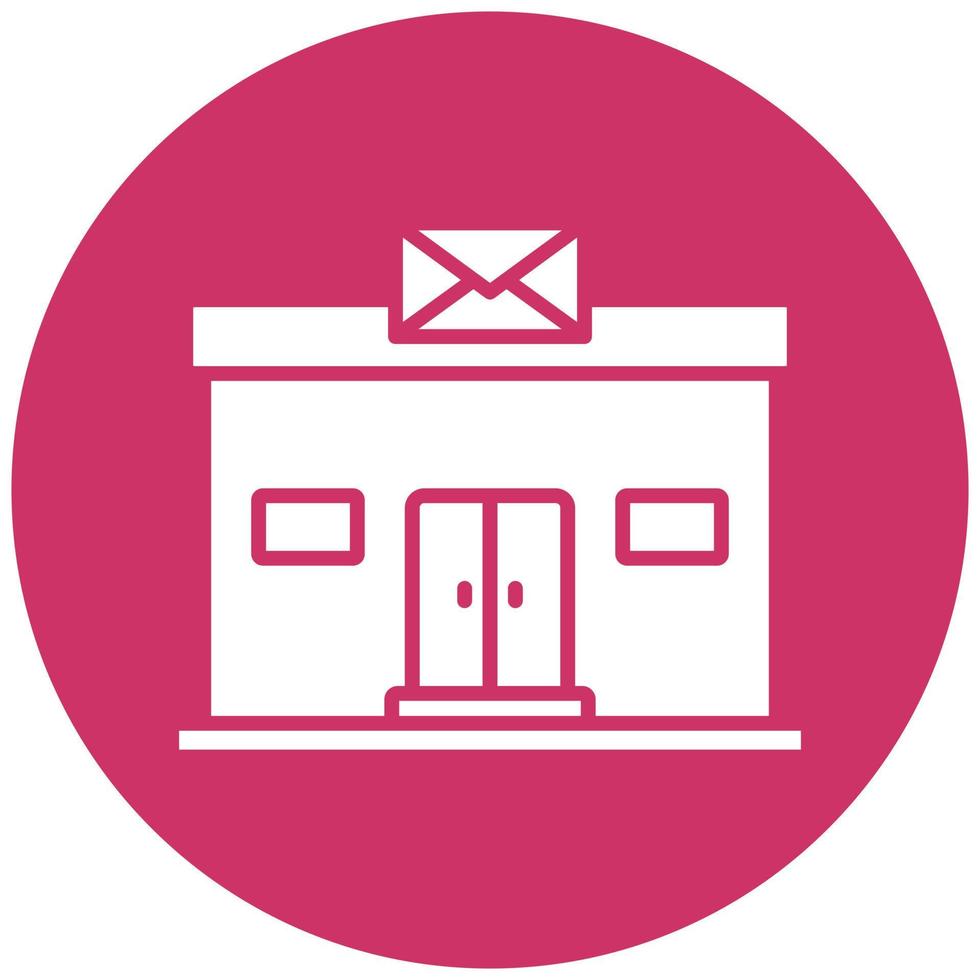 Post Office Icon Style vector