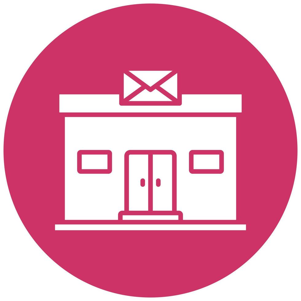 Post Office Icon Style vector