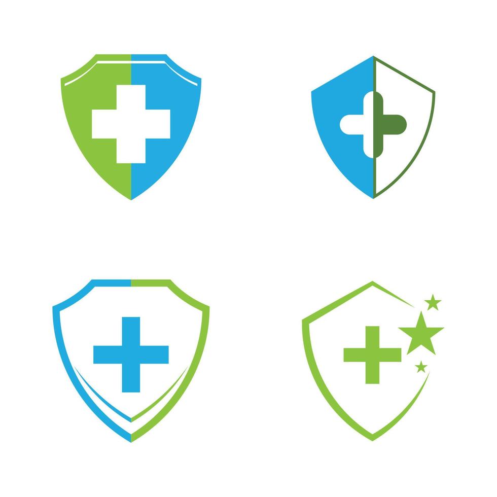 Medical Cross illustration Logo template vector design