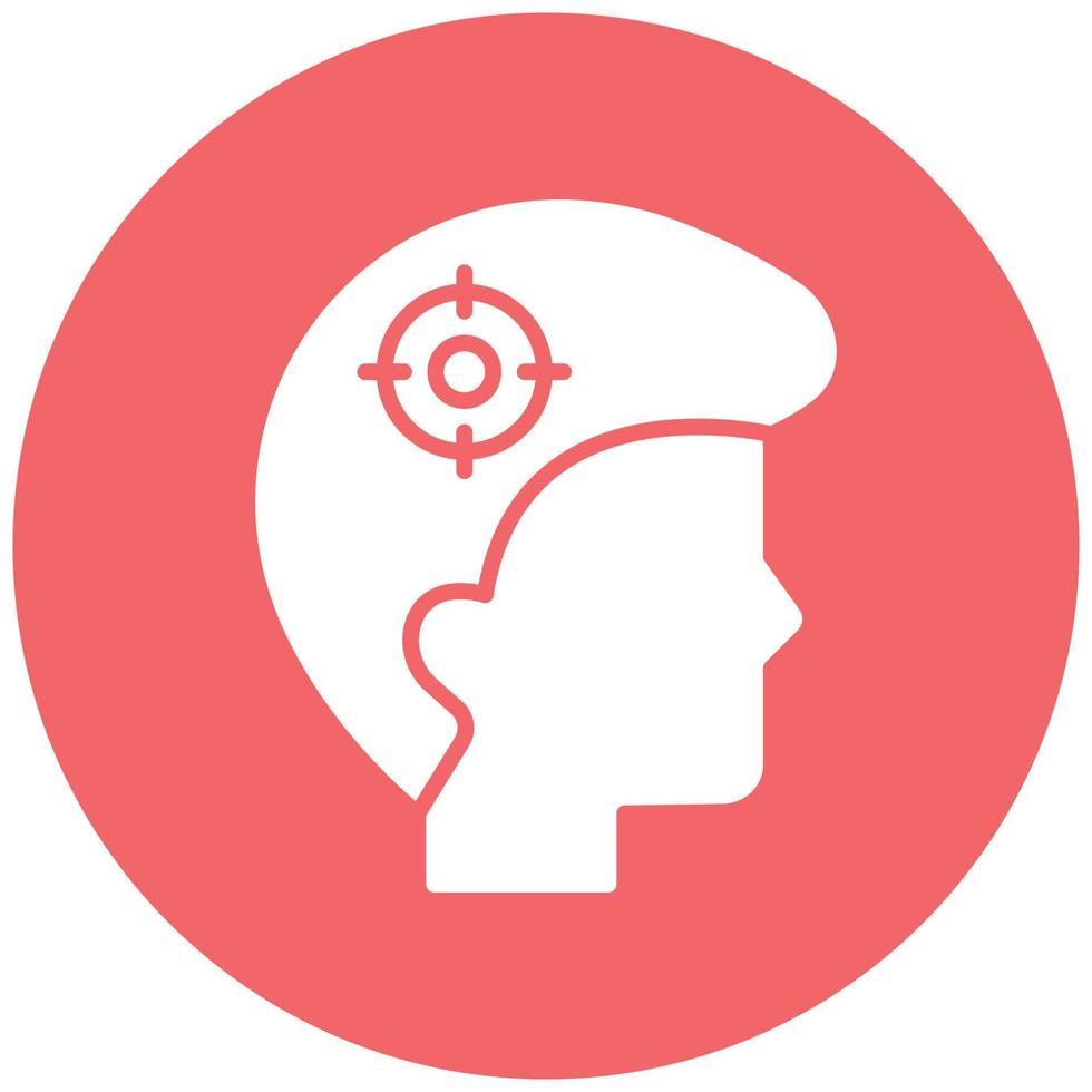Headshot Icon Style vector