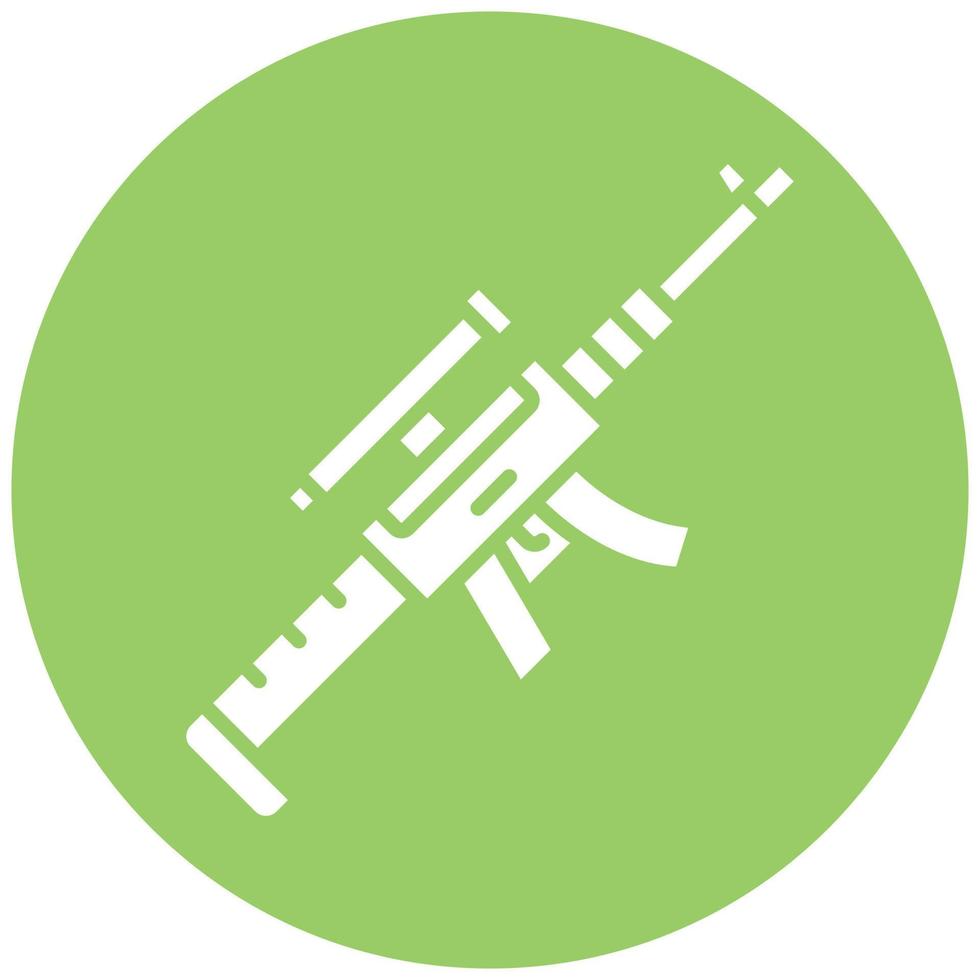 Sniper Rifle Icon Style vector