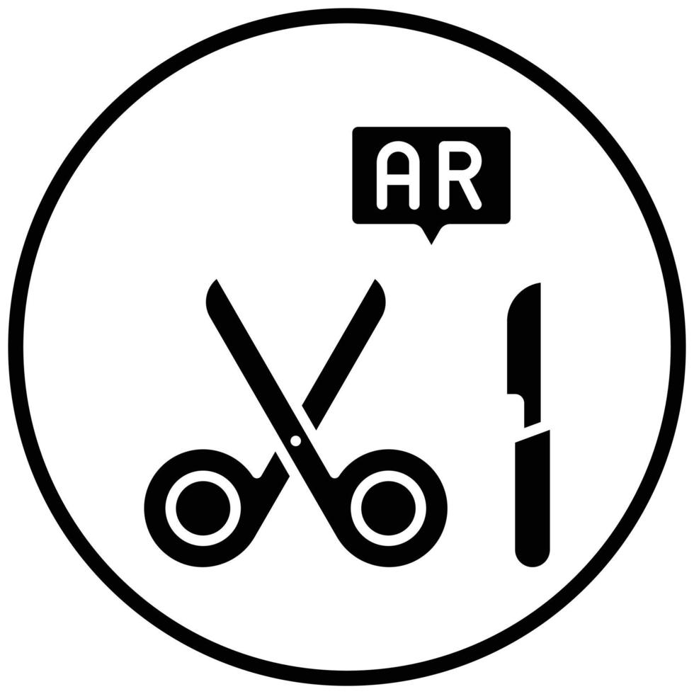 Ar Surgery Icon Style vector