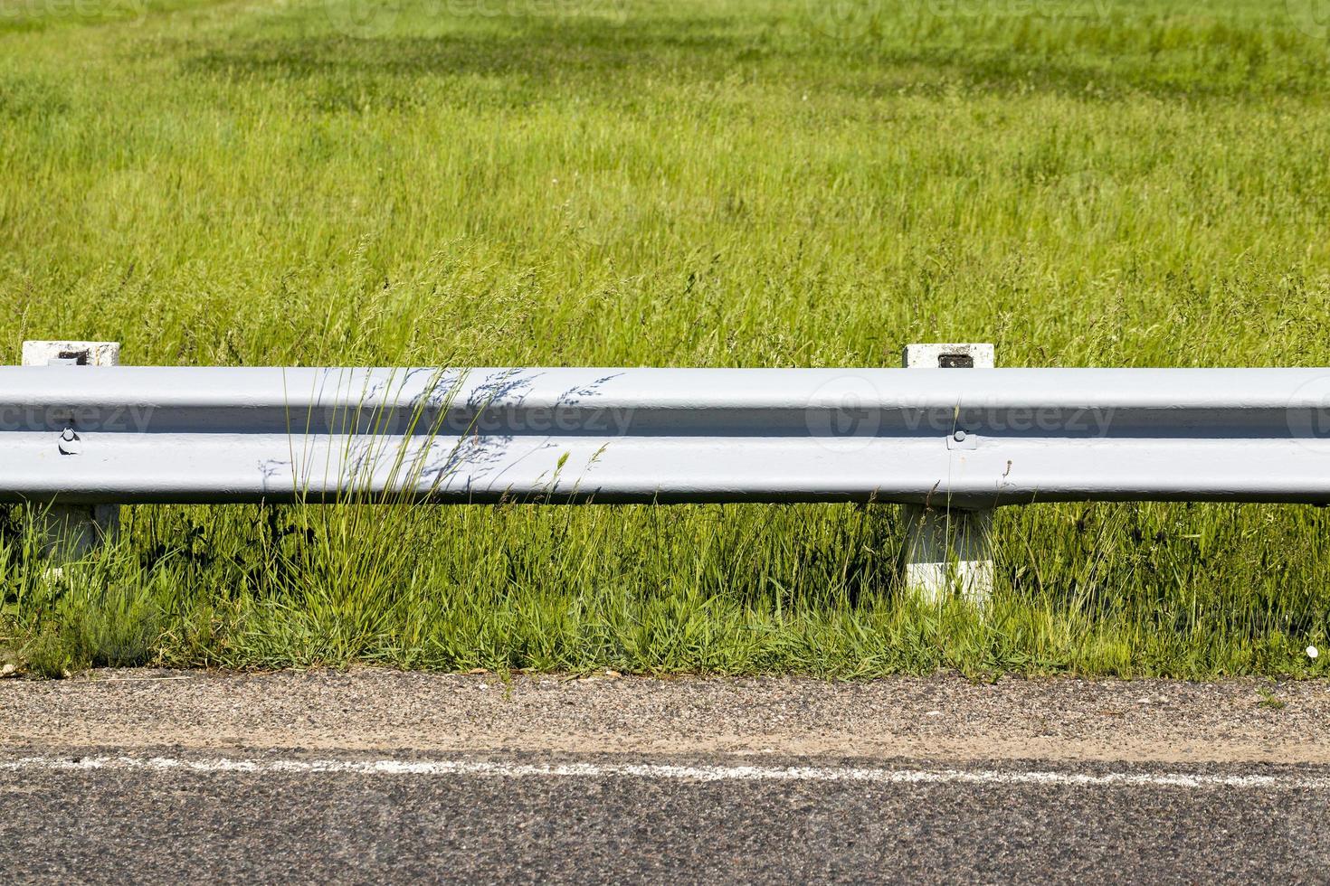 metal road barriers photo