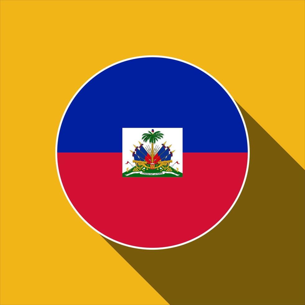 Country Haiti. Haiti flag. Vector illustration.