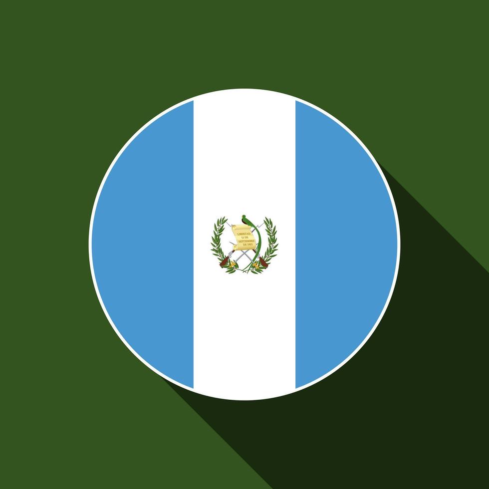 Country Guatemala. Guatemala flag. Vector illustration.