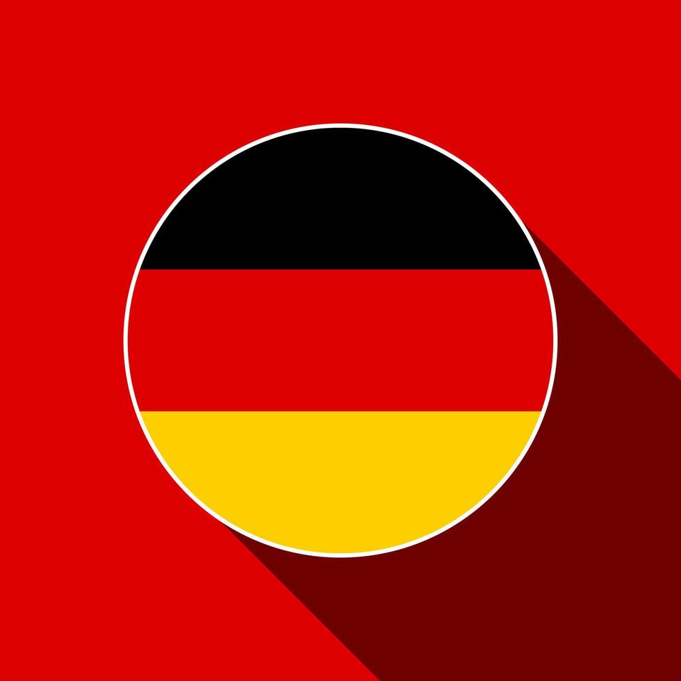 Country Germany. Germany flag. Vector illustration.