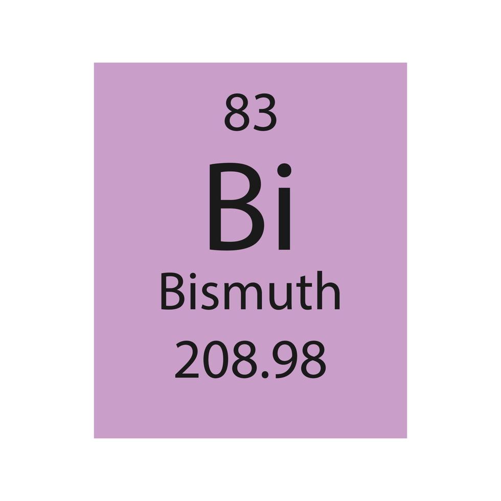 Bismuth Symbol Chemical Element Of The Periodic Table Vector bismuth-symbol-chemical-element-of-the-periodic-table-vector