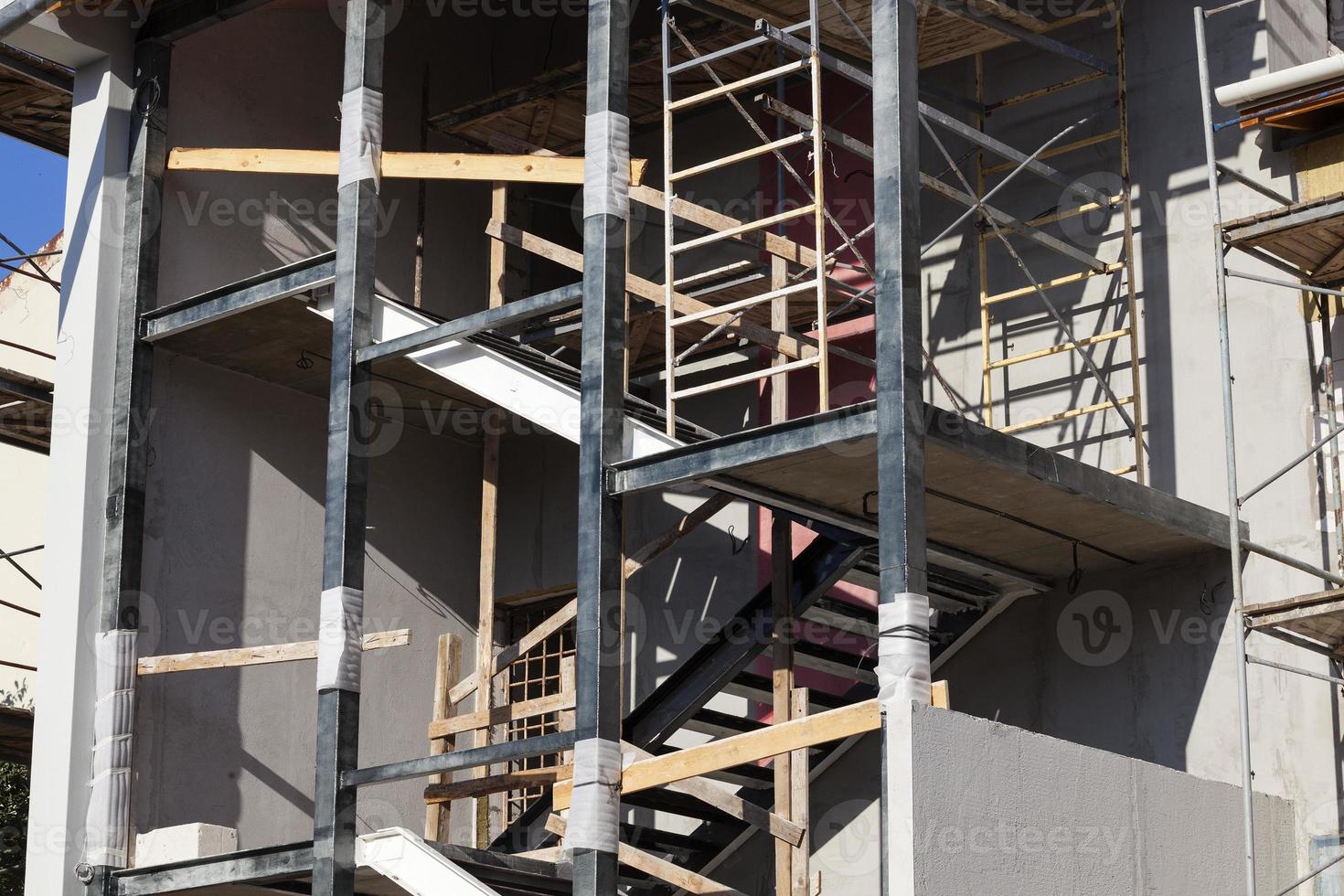 construction site in the construction business photo