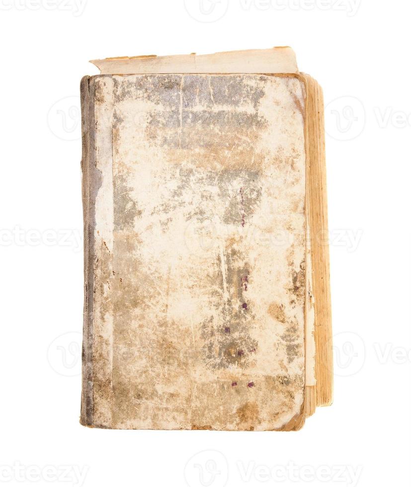 old book on a white background photo