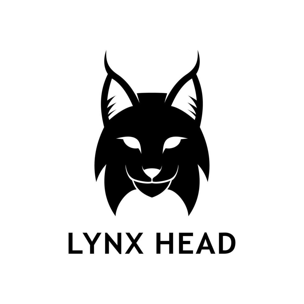 lynx head logo vector