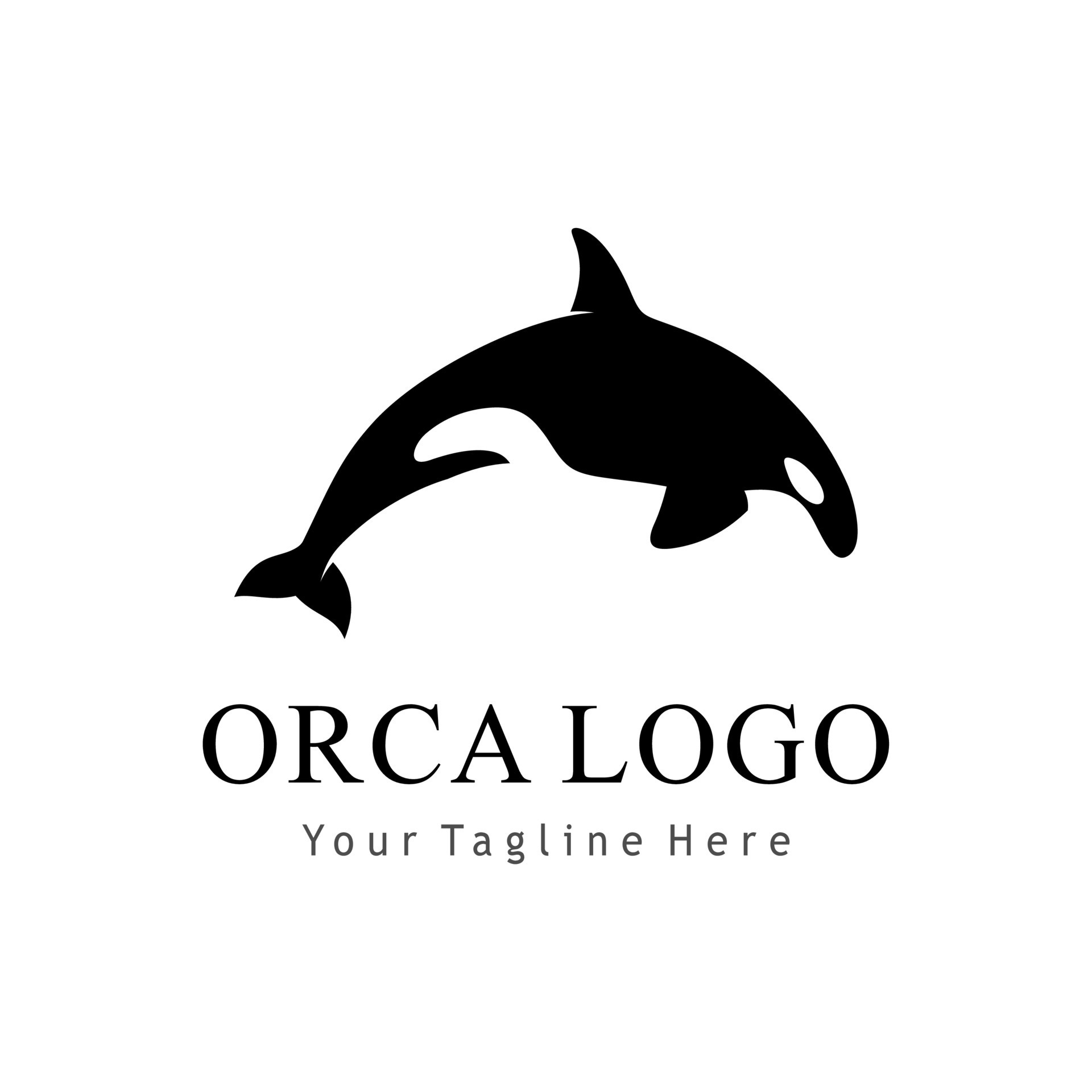 orca logo vector 9489093 Vector Art at Vecteezy