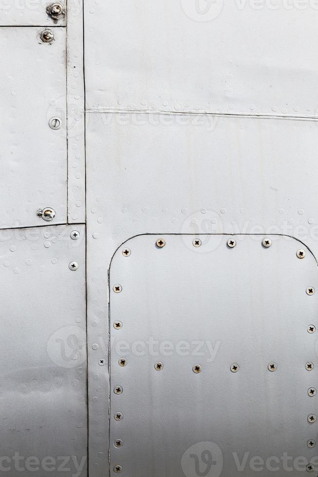 metal surface with rivets photo