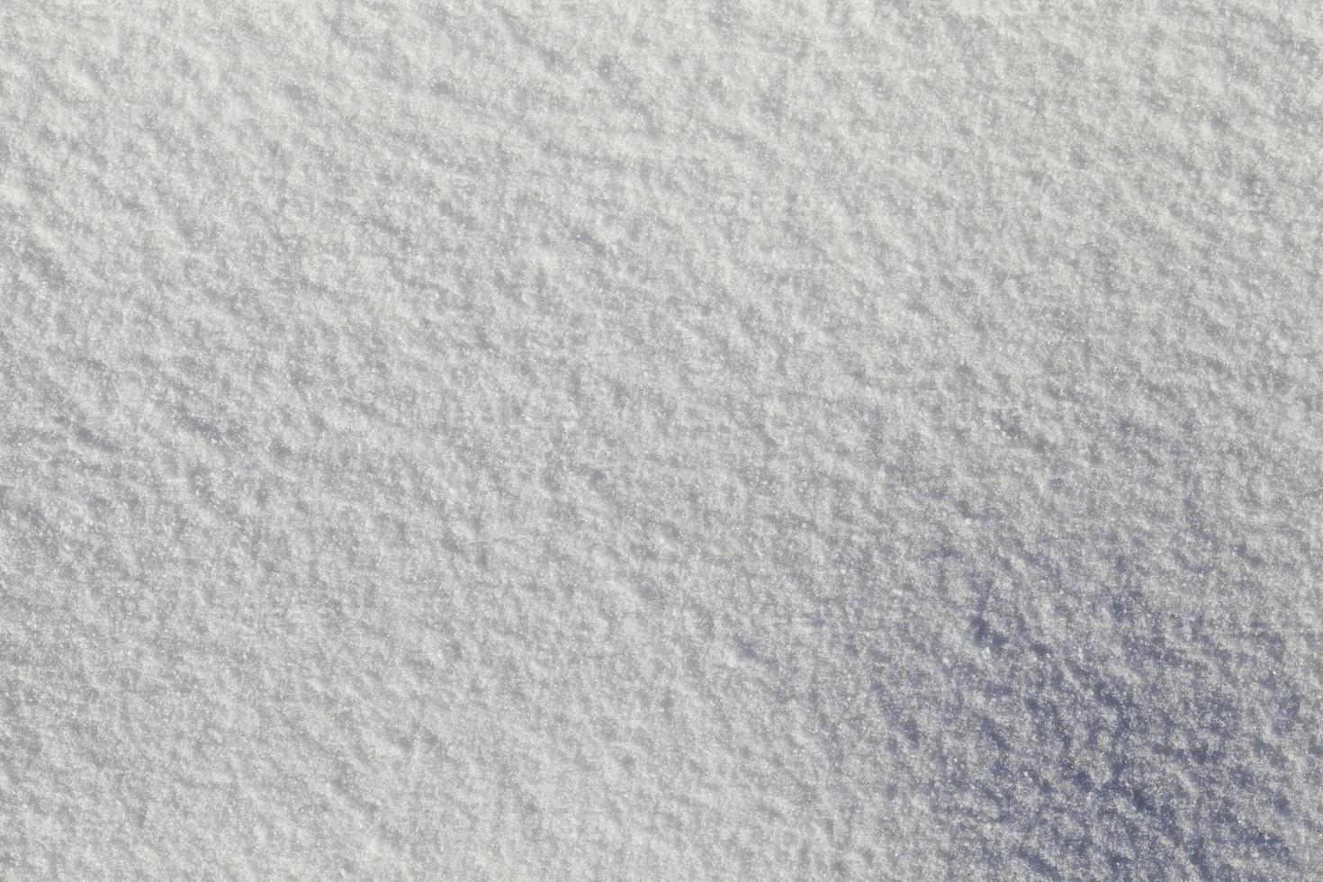 Photo snow, close up