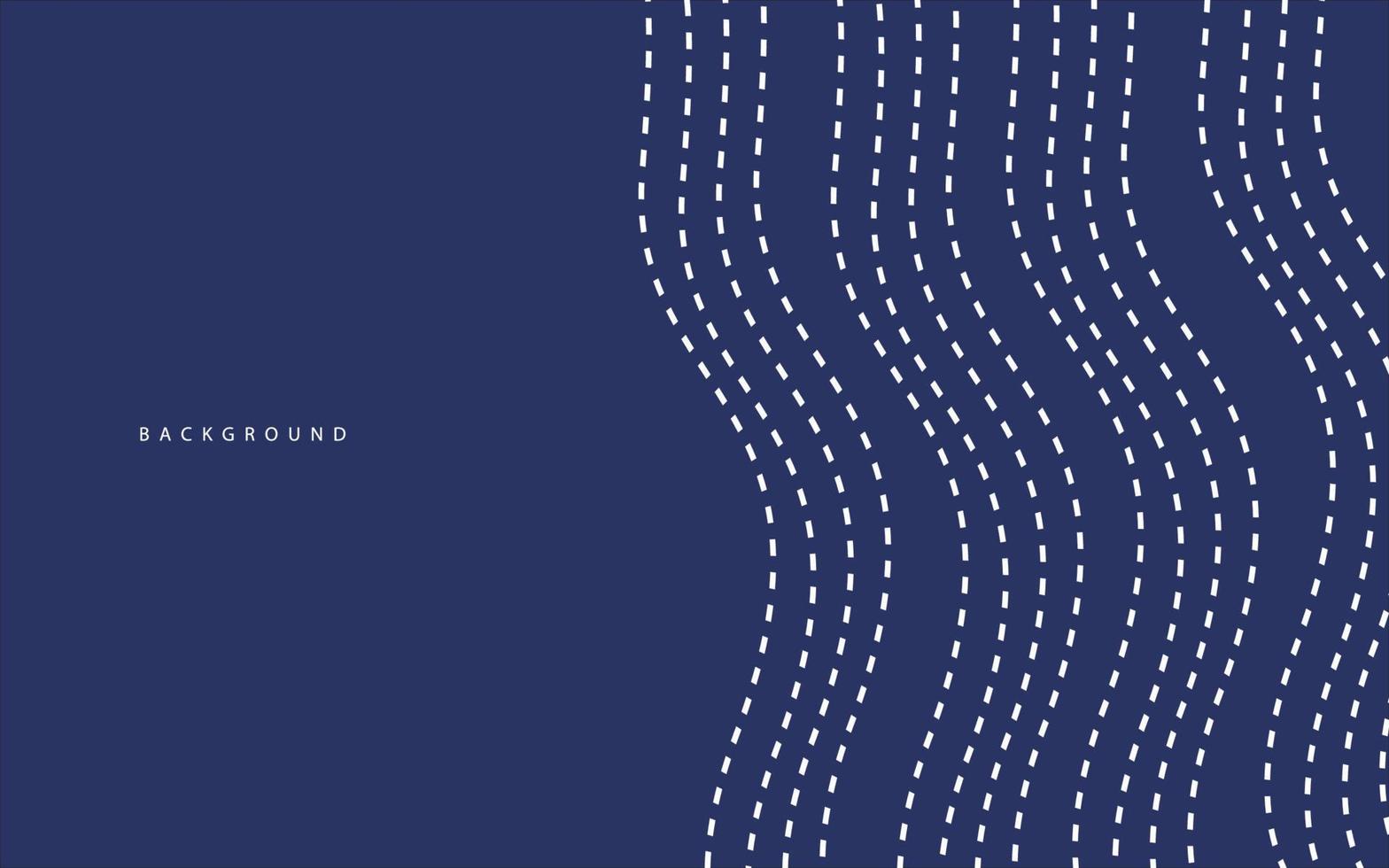 Abstract minimal line navy blue background vector