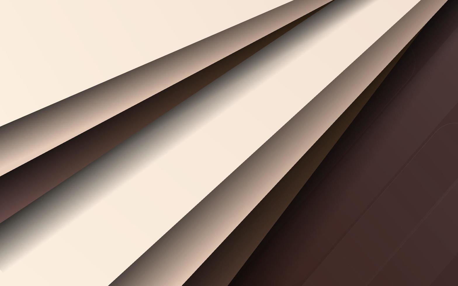 Abstract overlap layer brown bakcground vector