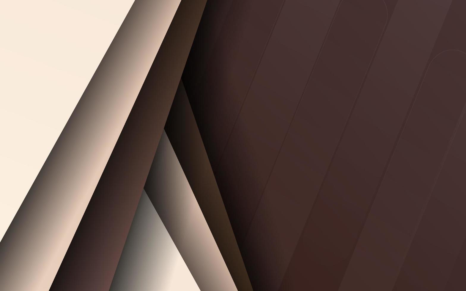 Abstract overlap layer brown bakcground vector