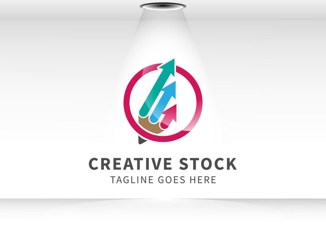 Statistic bar logo design vector illustration. Statistic suitable for trading and marketing company logos.