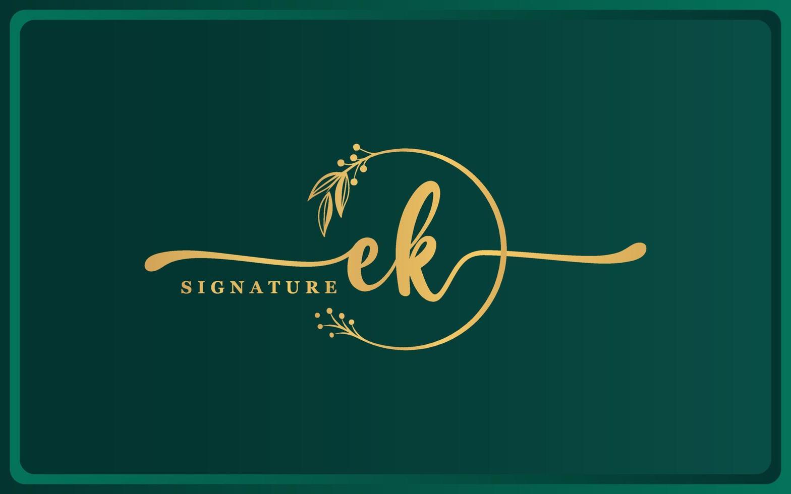 handwriting signature logo design isolated flower vector