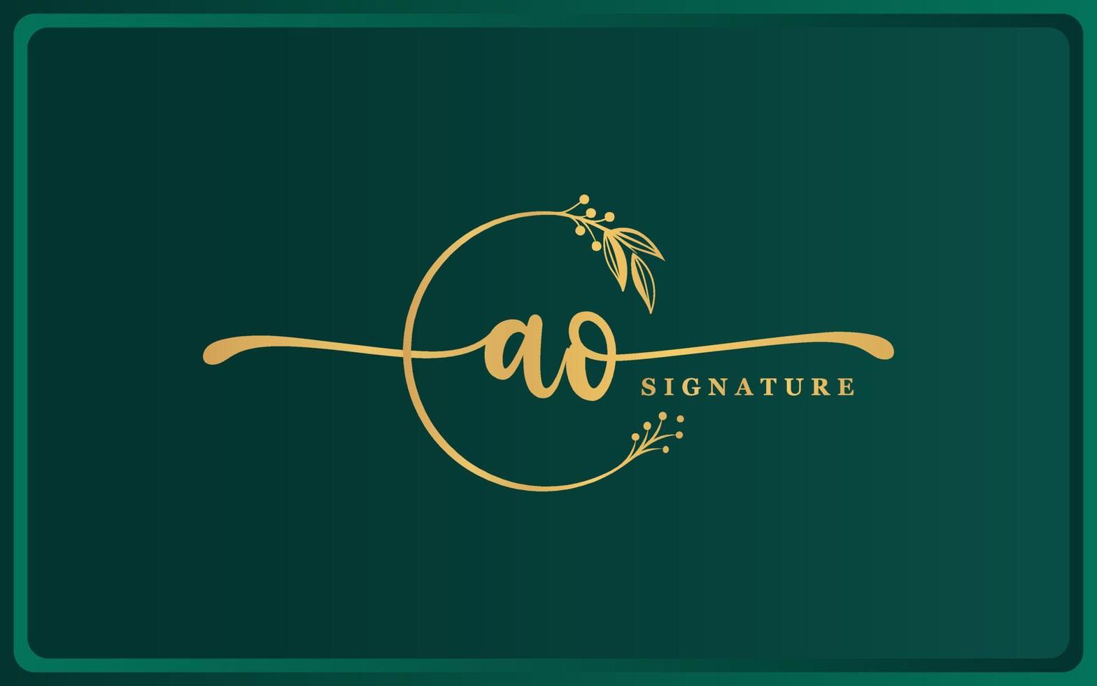 handwriting signature logo design isolated flower vector
