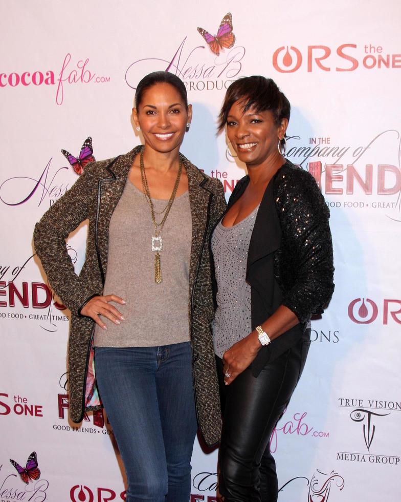 LOS ANGELES, NOV 21 - Salli Richardson Whitfield, Vanessa Bell Calloway at the In the Company of Friends Web Series Launch at Xen Lounge on November 21, 2013 in Los Angeles, CA photo