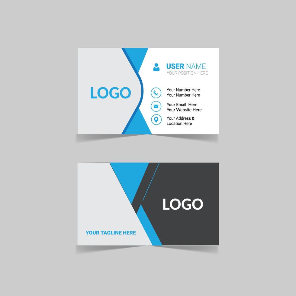 Modern Creative Business Card Template Design vector
