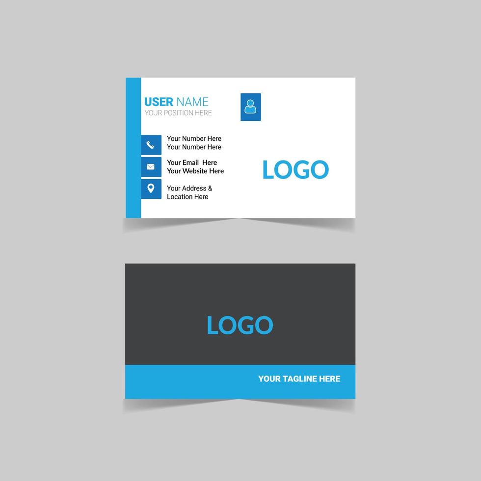 Modern Creative Business Card Template Design vector