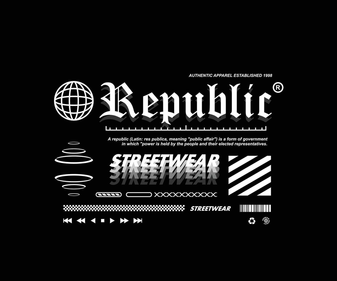 Retro Poster Aesthetic Graphic Design for T shirt Street Wear and Urban Style vector