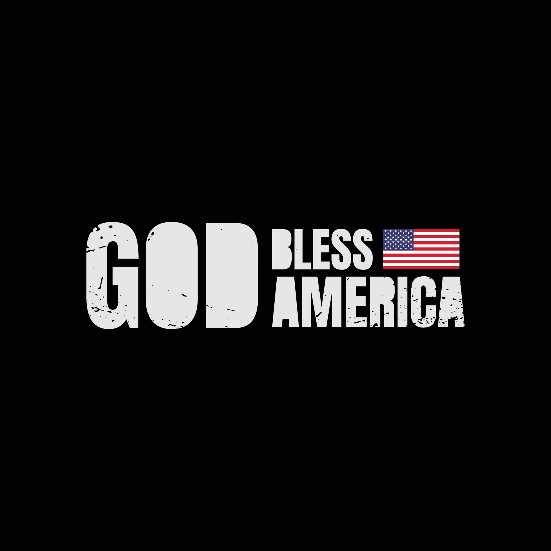 God bless America typography vector t shirt design 9493598 Vector Art