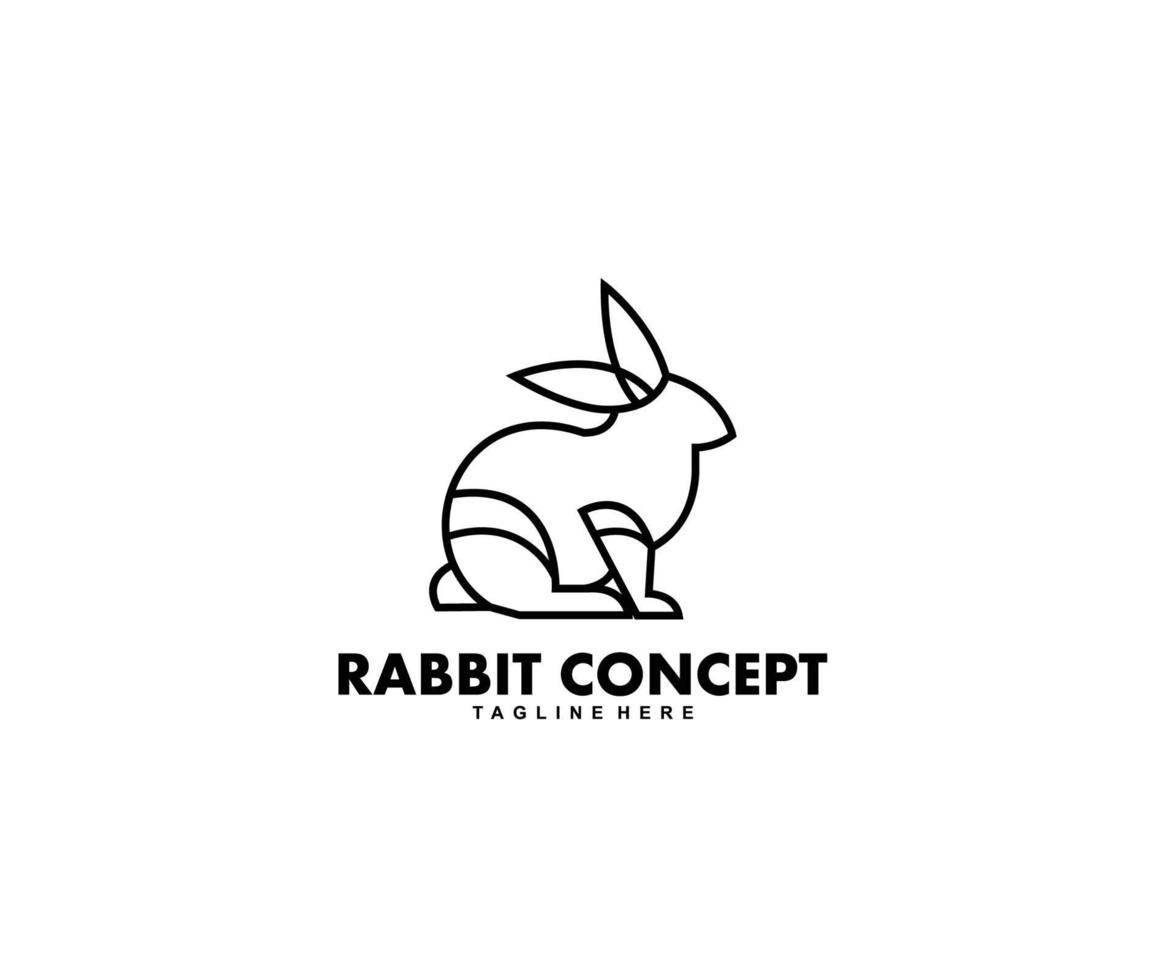 Line art minimalist logo design vector