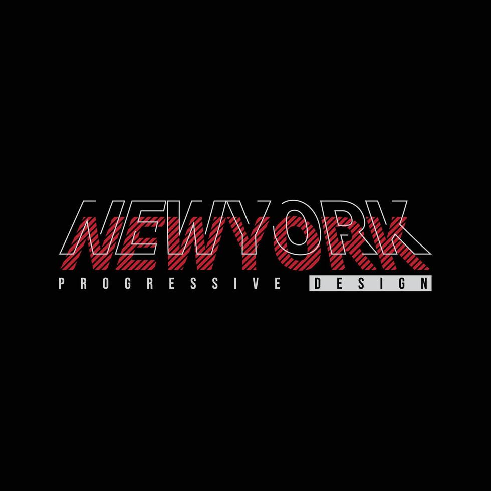 New york t-shirt and apparel design vector