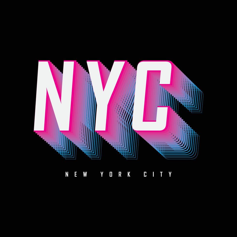 New york Brooklyn typography vector t shirt design