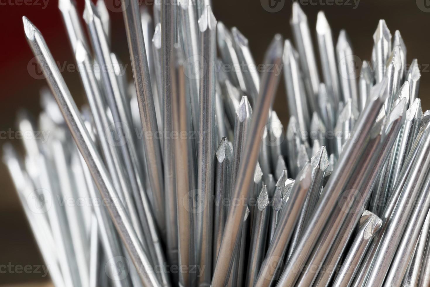 galvanized steel metal nails photo
