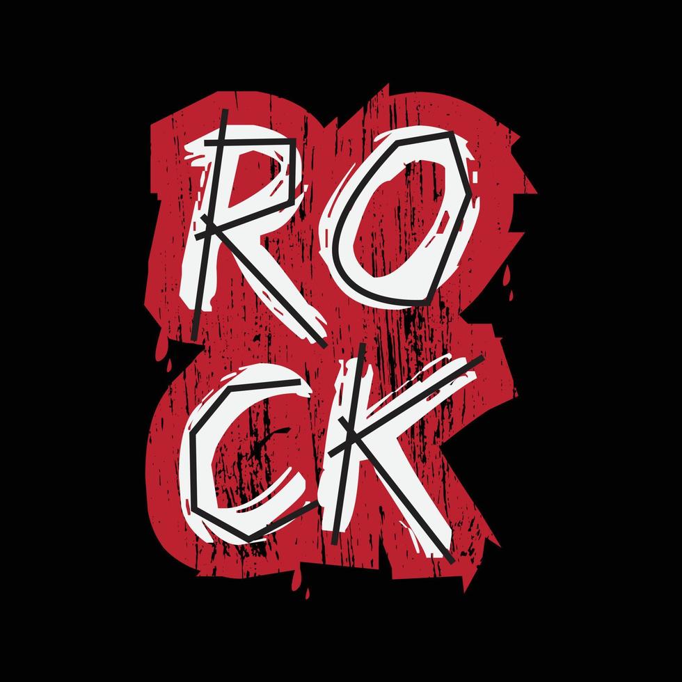 Rock t-shirt and apparel design vector