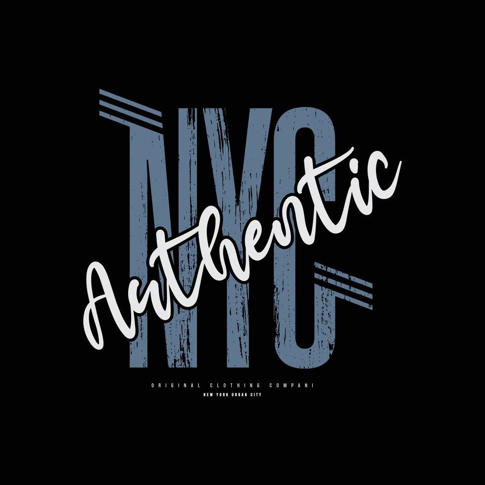 New york Brooklyn typography t-shirt and apparel design vector