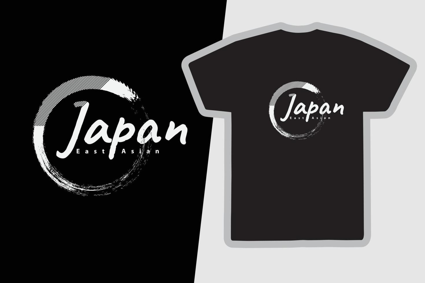 diseño de camisetas y prendas de vestir de japón tokio vector