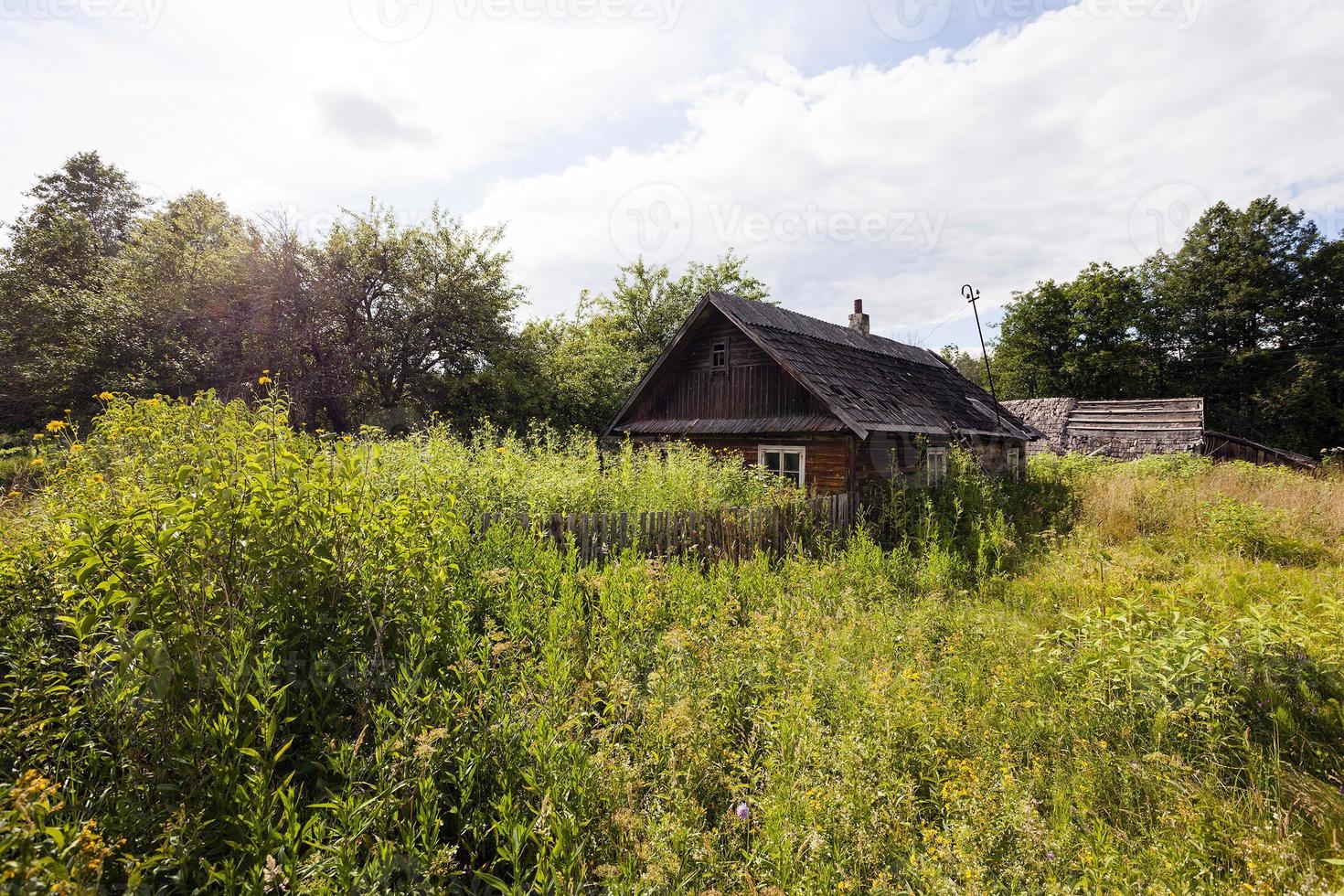 abandoned house ,  Belarus. photo